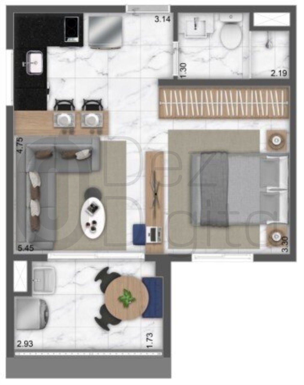 Apartamento à venda com 1 quarto, 25m² - Foto 20