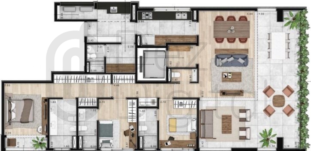 Apartamento à venda com 2 quartos, 134m² - Foto 22