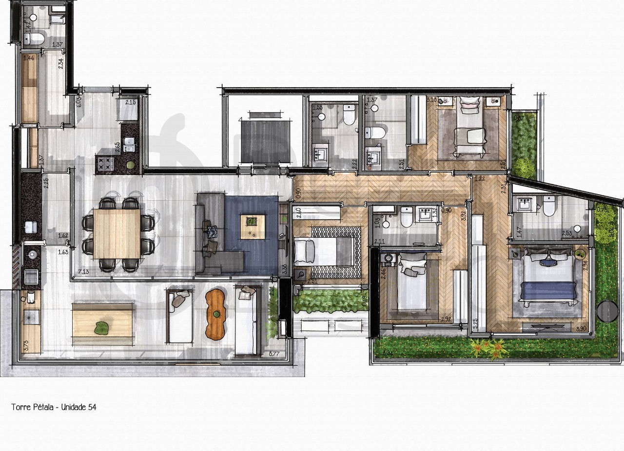 Apartamento, 3 quartos, 197 m² - Foto 15
