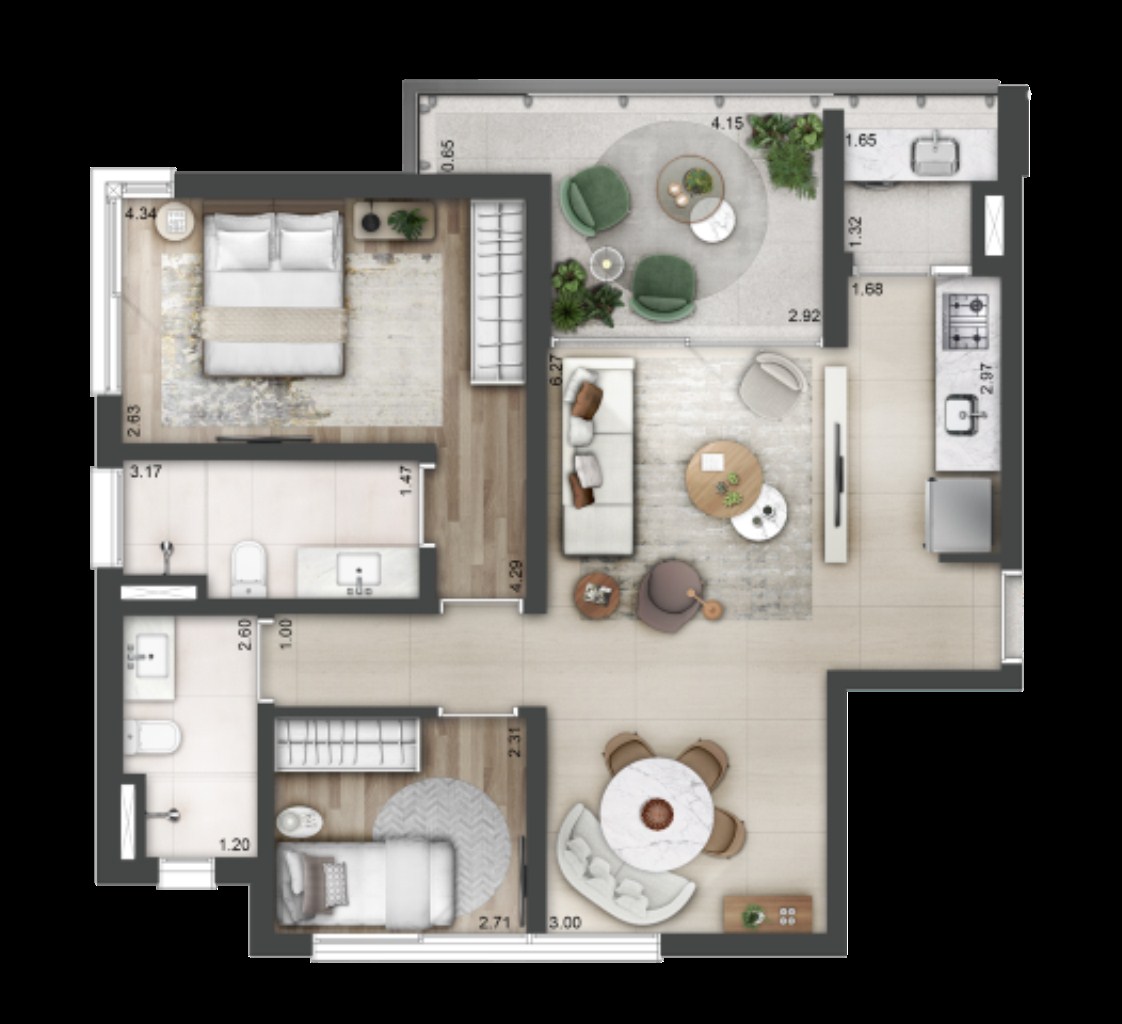 Apartamento à venda com 3 quartos, 111m² - Foto 17