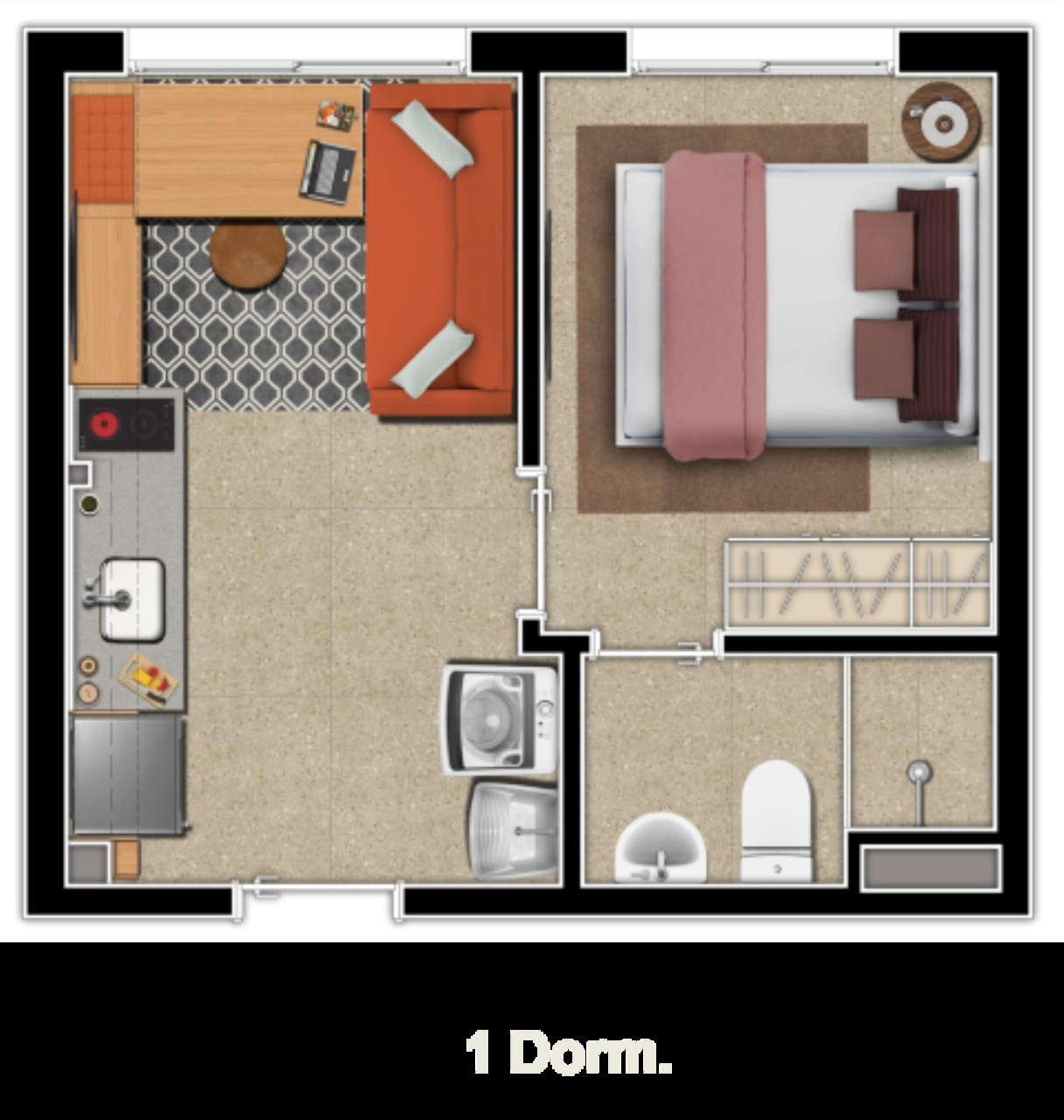 Apartamento à venda com 1 quarto, 24m² - Foto 22