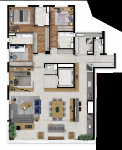 Apartamento à venda com 3 quartos, 140m² - Foto 25