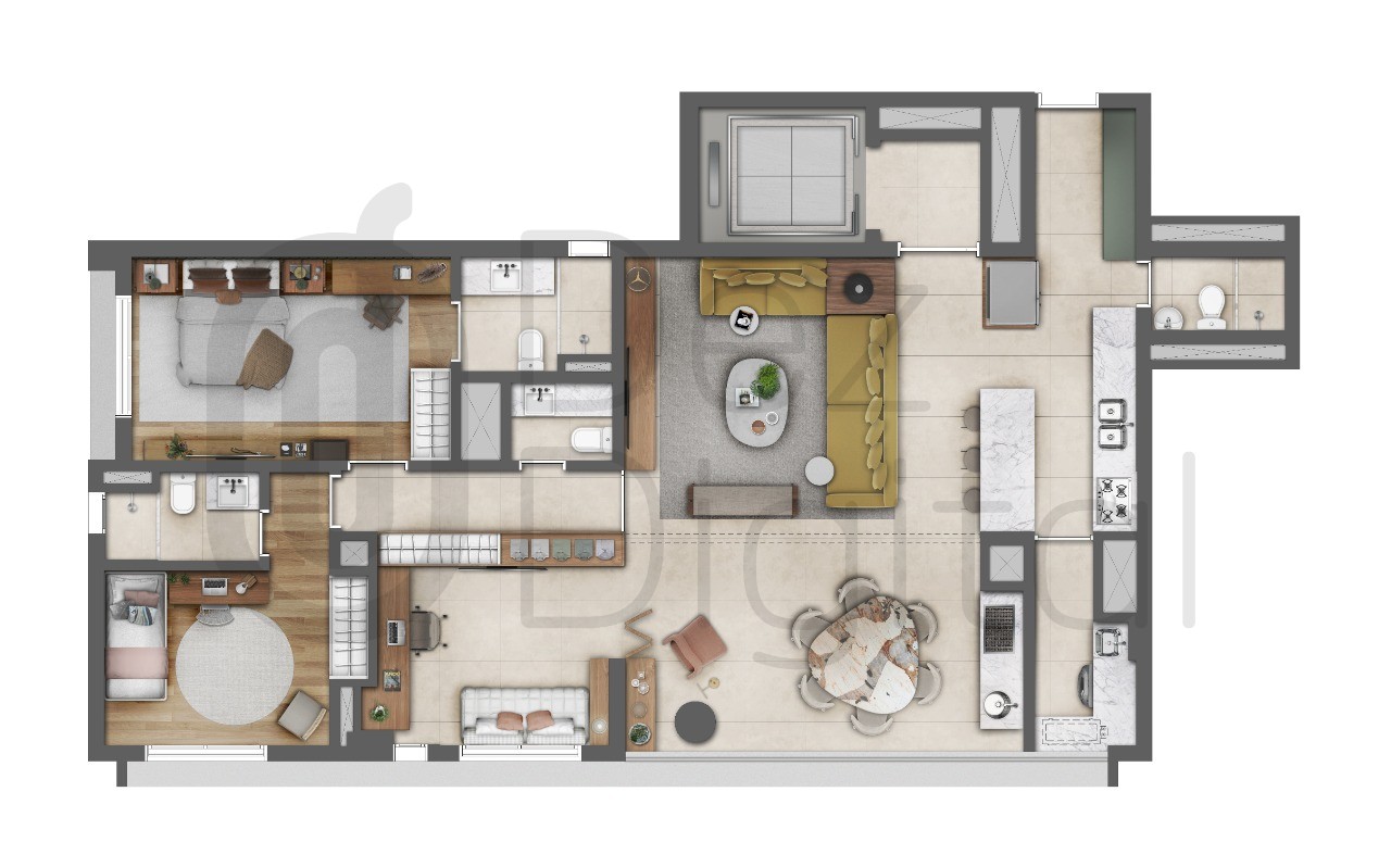 Apartamento, 3 quartos, 125 m² - Foto 30