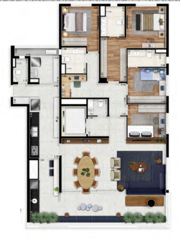 Apartamento à venda com 3 quartos, 184m² - Foto 27