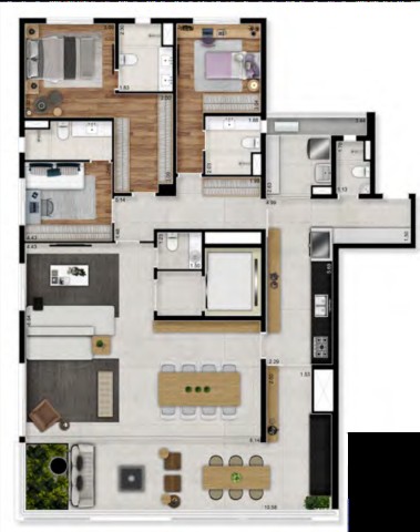 Apartamento à venda com 3 quartos, 270m² - Foto 24