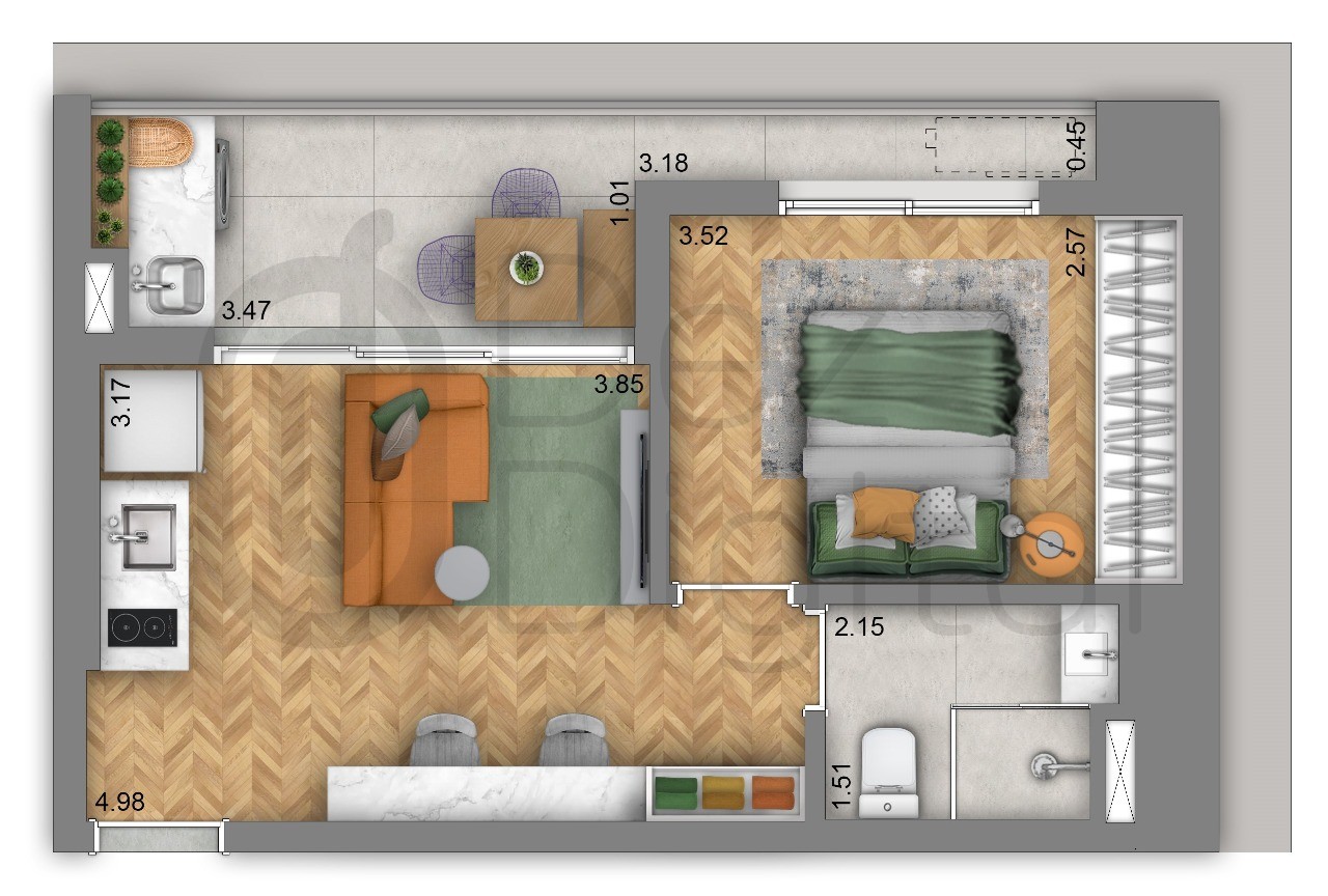 Apartamento, 2 quartos, 75 m² - Foto 35