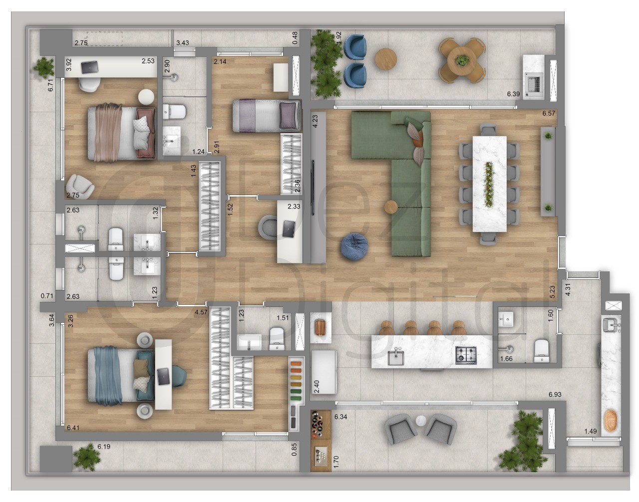 Apartamento, 2 quartos, 75 m² - Foto 38