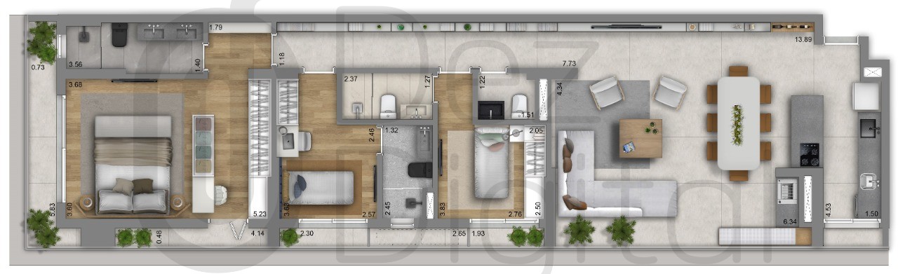 Apartamento, 2 quartos, 75 m² - Foto 40