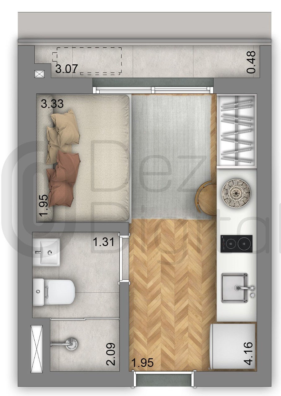Apartamento, 2 quartos, 75 m² - Foto 34