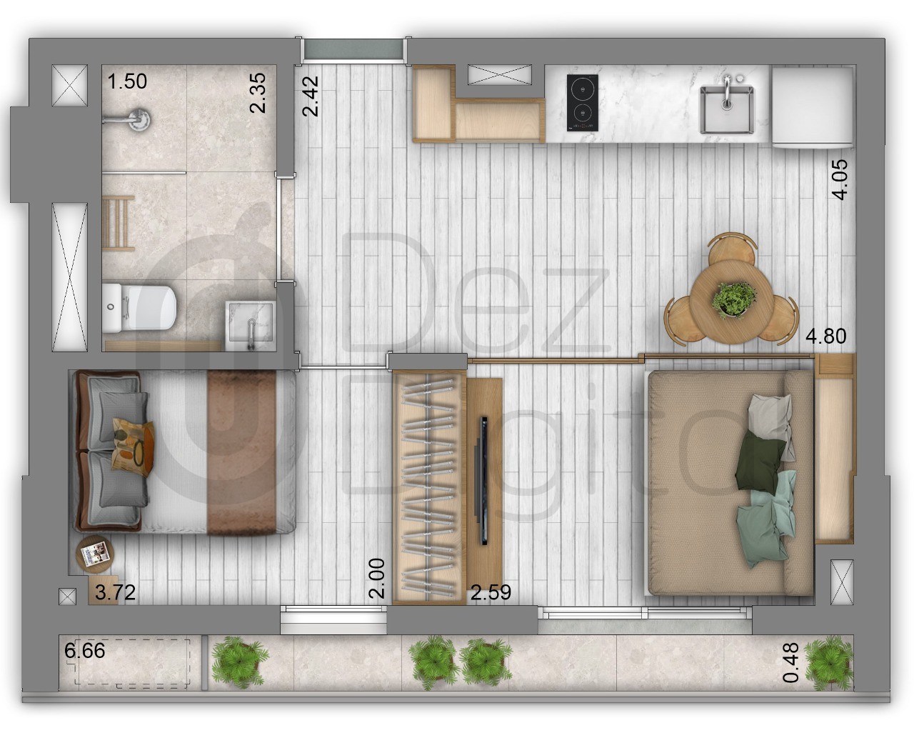 Apartamento, 2 quartos, 75 m² - Foto 39