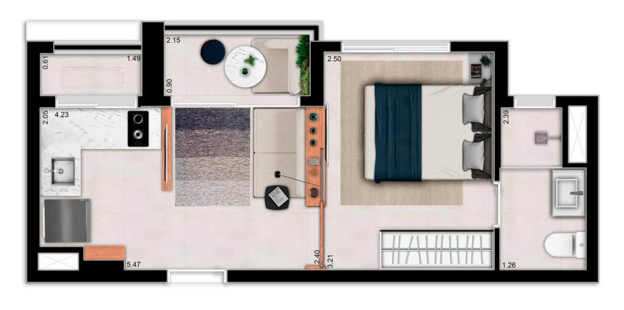 Apartamento, 1 quarto, 29 m² - Foto 9