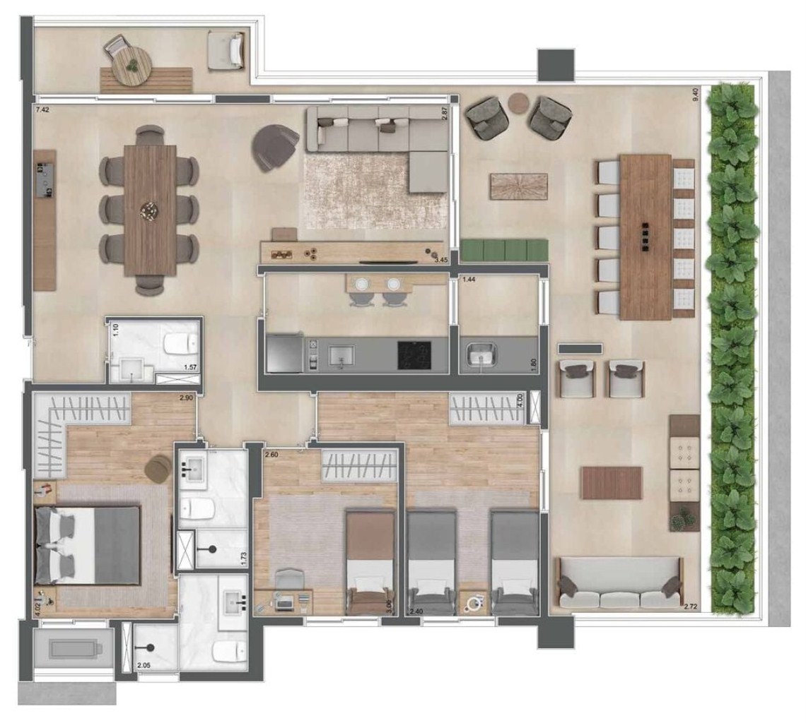 Apartamento, 3 quartos, 75 m² - Foto 42