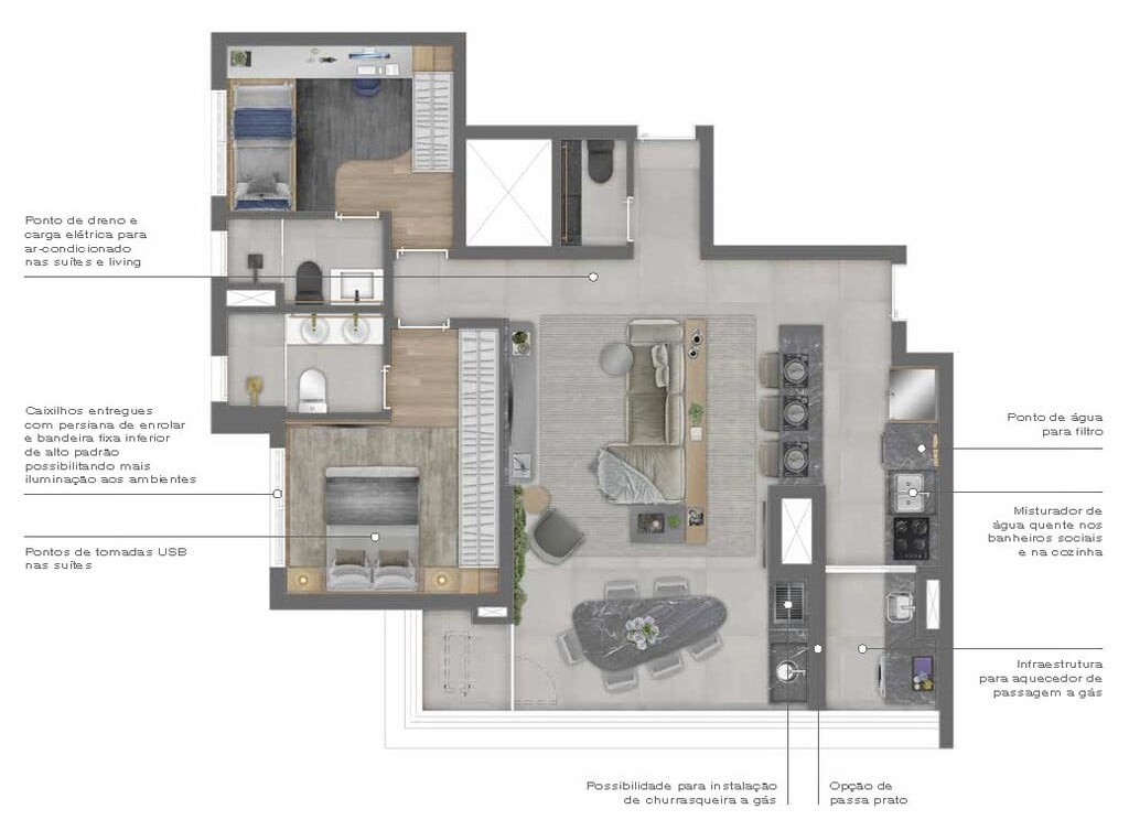 Apartamento à venda com 3 quartos, 148m² - Foto 23