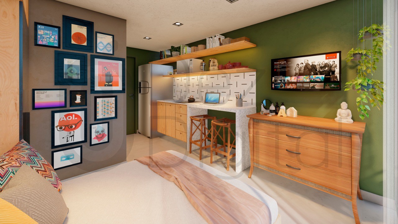 Apartamento, 1 quarto, 19 m² - Foto 6