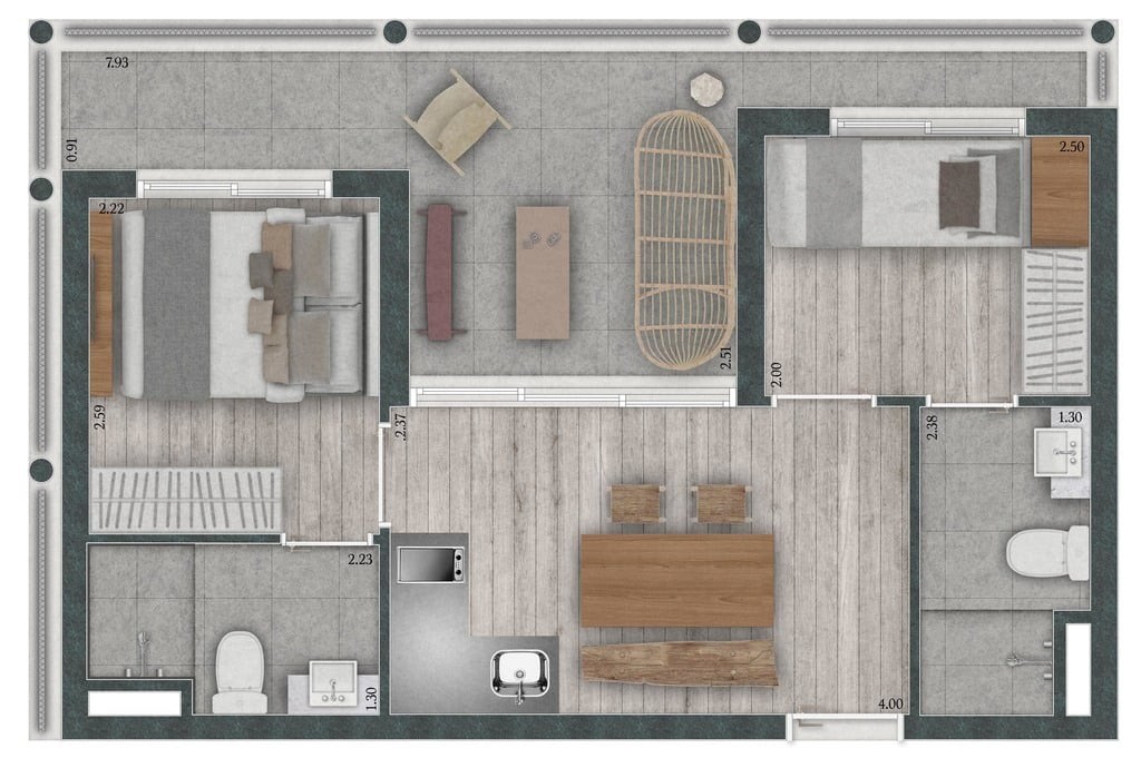 Apartamento, 1 quarto, 16 m² - Foto 27