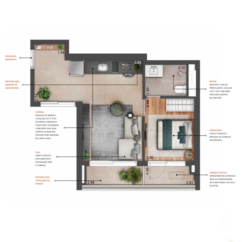 Apartamento à venda com 1 quarto, 33m² - Foto 15