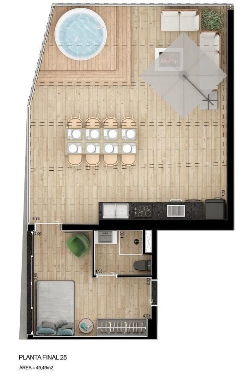 Apartamento, 2 quartos, 46 m² - Foto 15