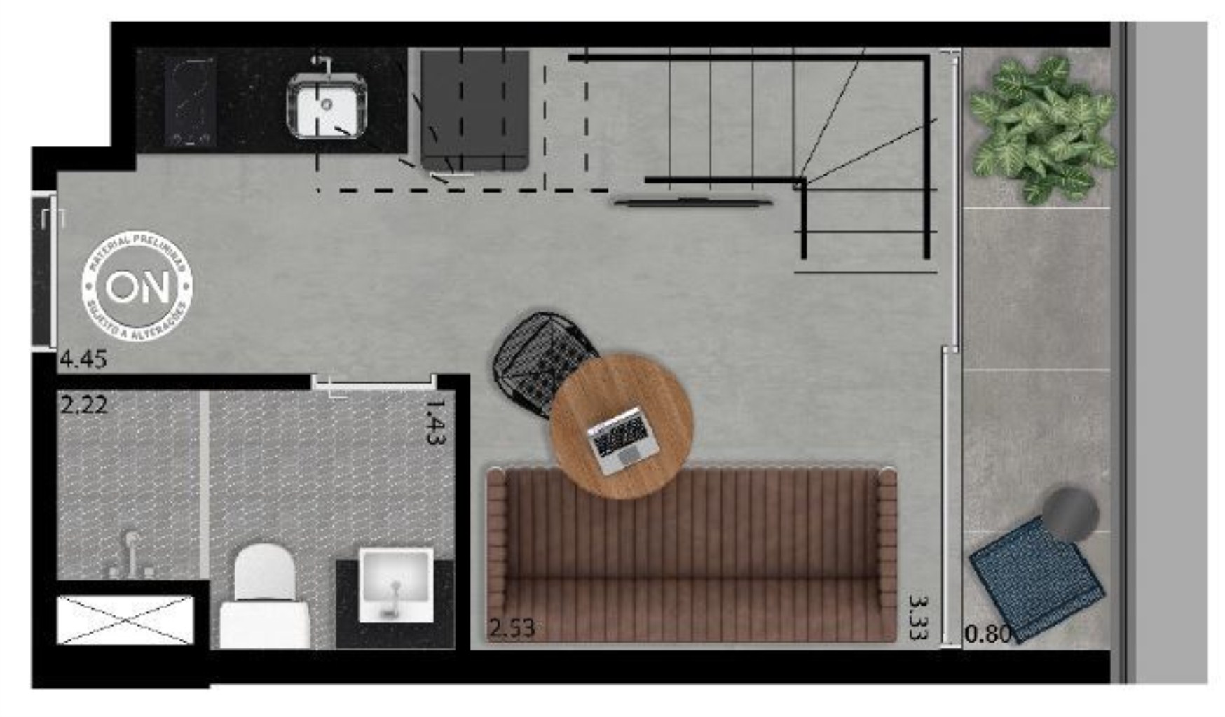 Apartamento, 1 quarto, 23 m² - Foto 13