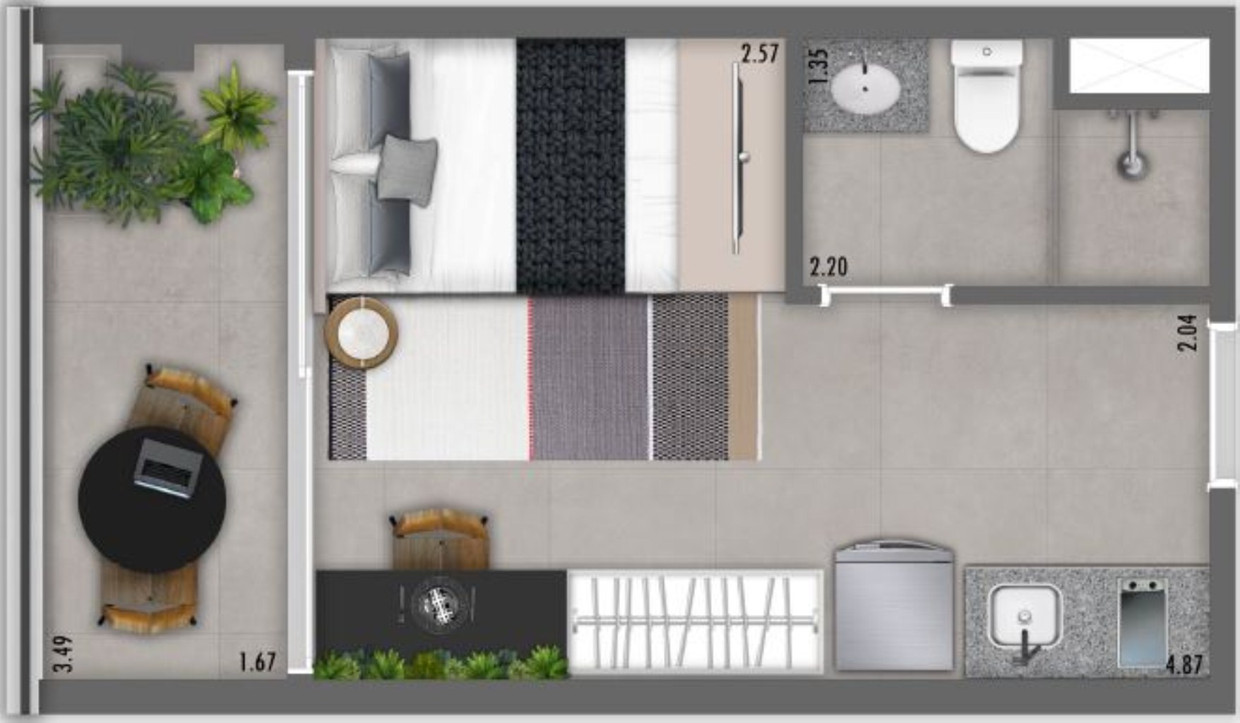 Apartamento, 1 quarto, 36 m² - Foto 19