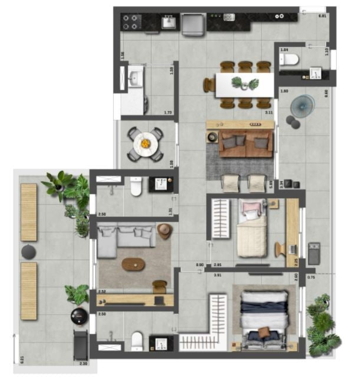 Apartamento, 3 quartos, 85 m² - Foto 17