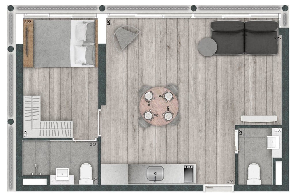Apartamento, 1 quarto, 16 m² - Foto 28