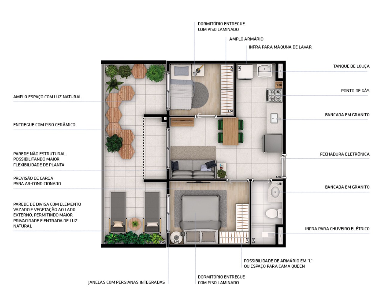 Apartamento, 1 quarto, 26 m² - Foto 17