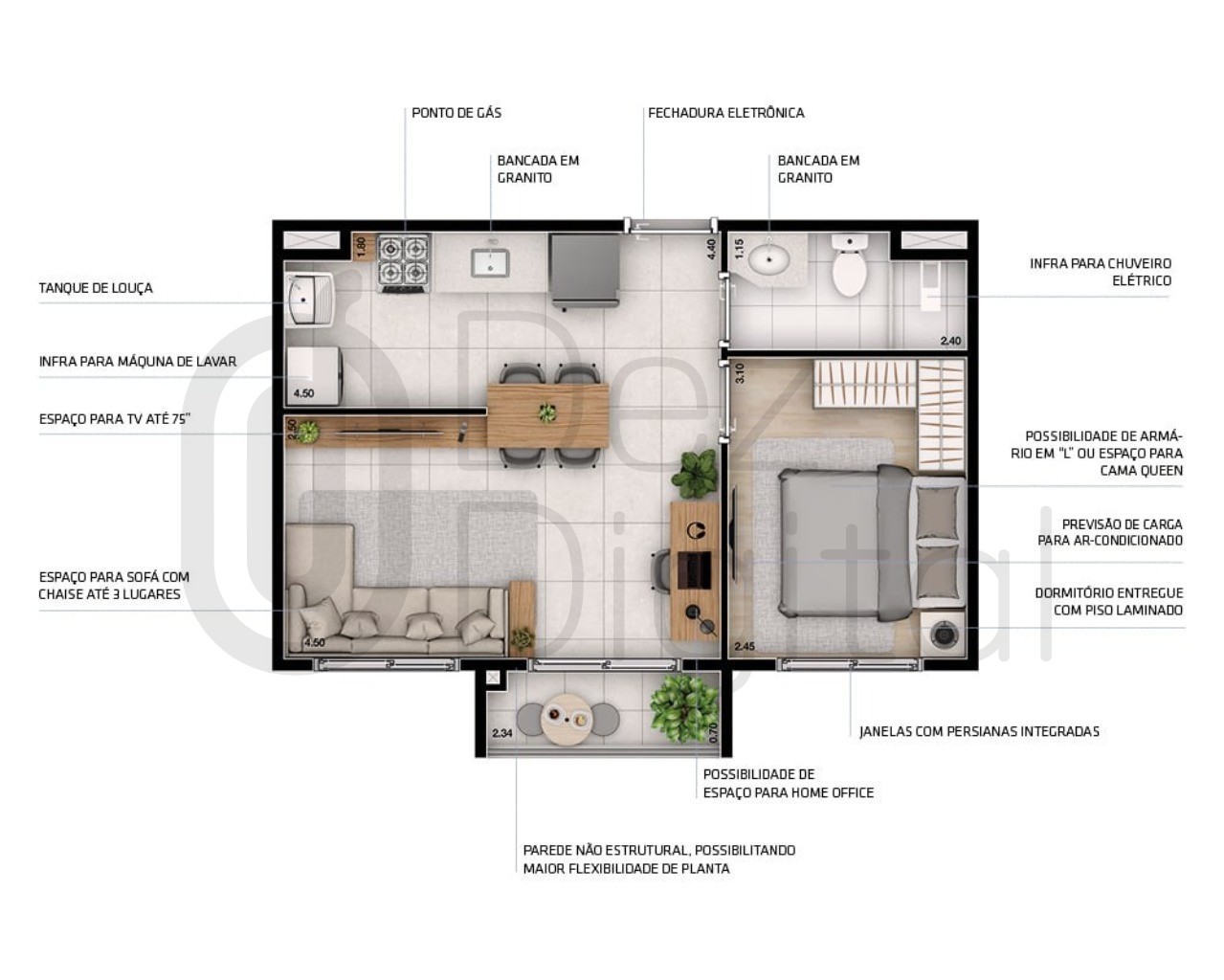 Apartamento, 2 quartos, 36 m² - Foto 17