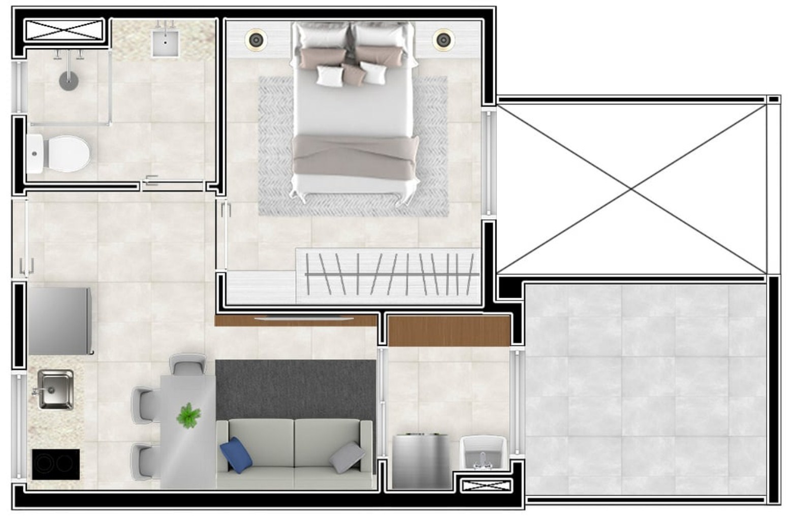 Apartamento à venda com 1 quarto, 30m² - Foto 33