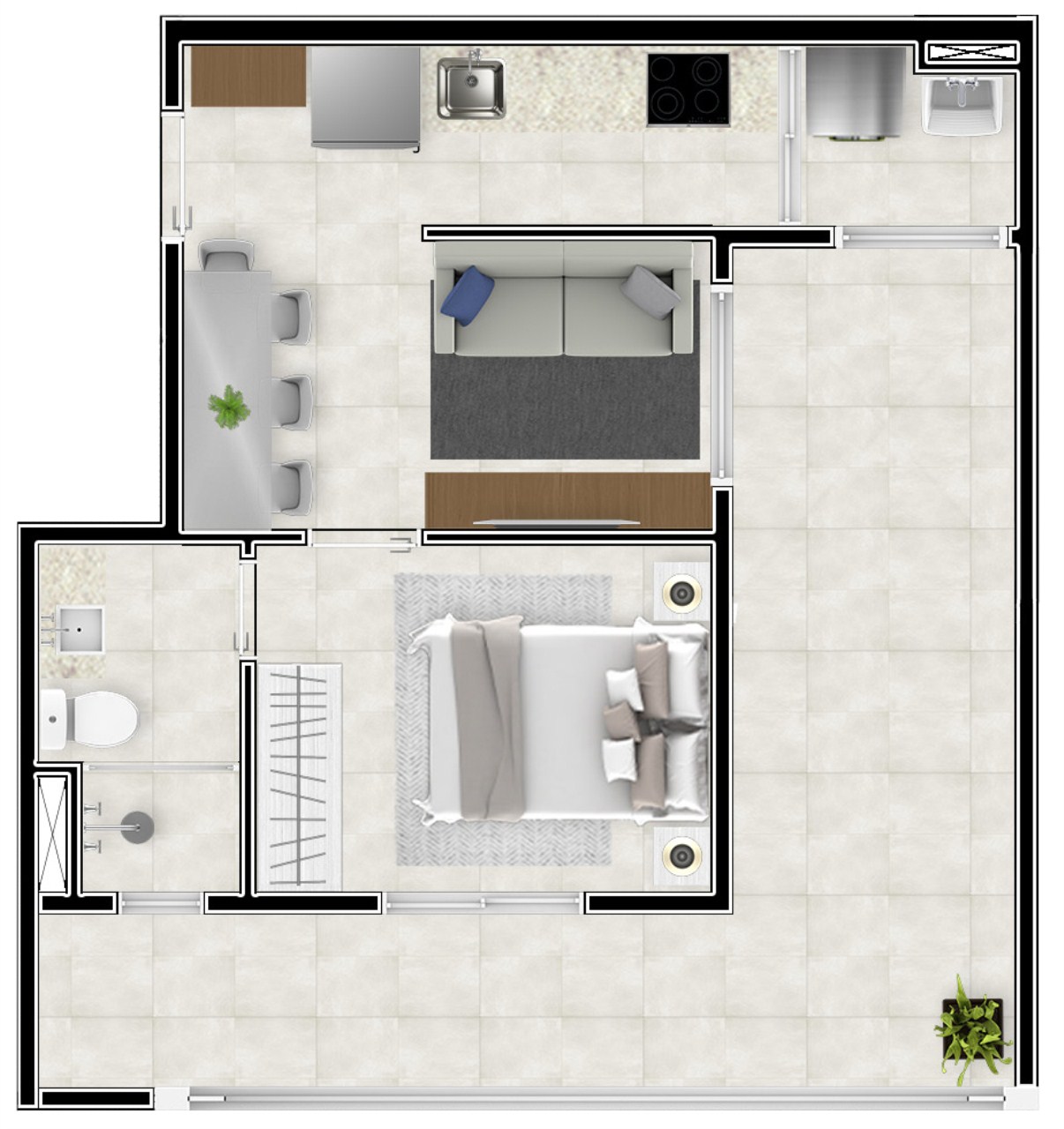 Apartamento à venda com 1 quarto, 27m² - Foto 23