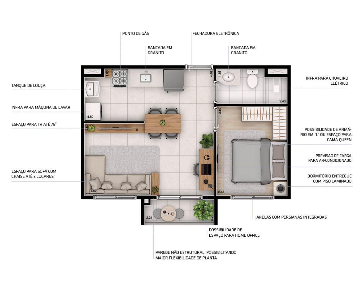 Apartamento, 1 quarto, 26 m² - Foto 16