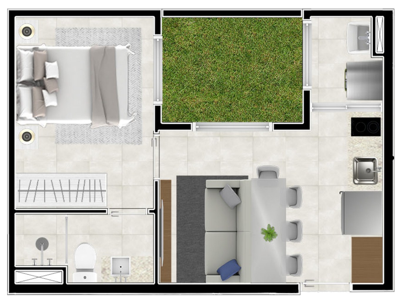 Apartamento à venda com 1 quarto, 27m² - Foto 20