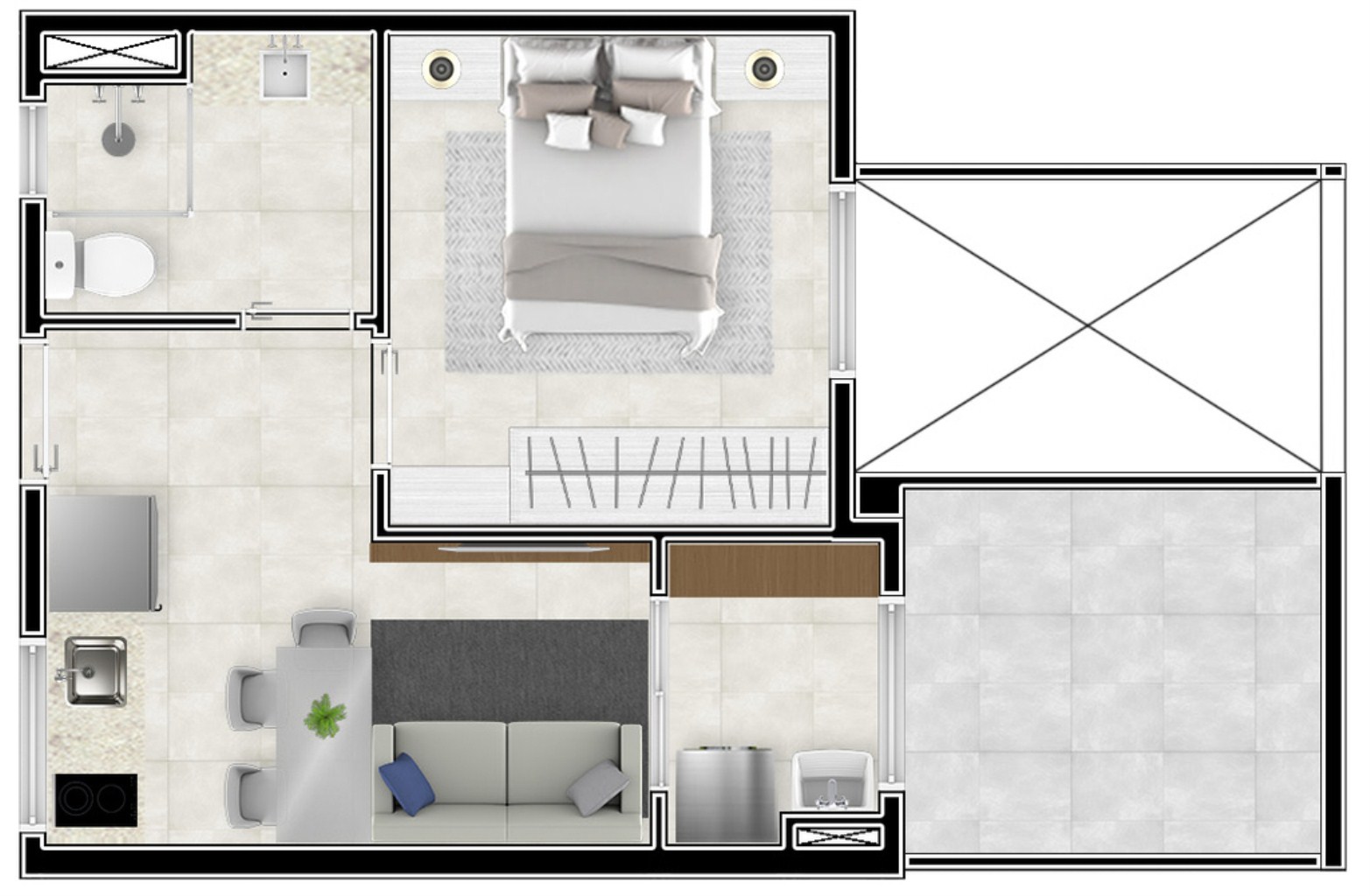 Apartamento à venda com 1 quarto, 27m² - Foto 33