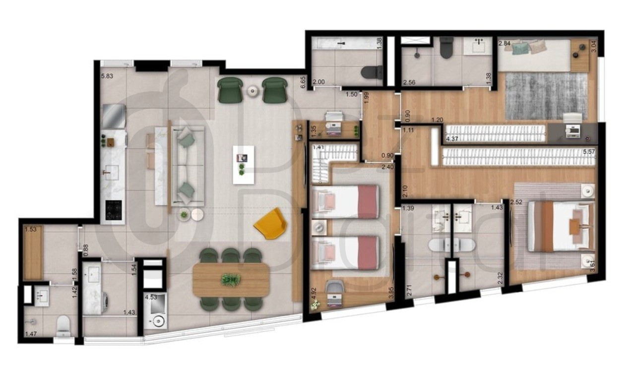 Apartamento à venda com 3 quartos, 121m² - Foto 18