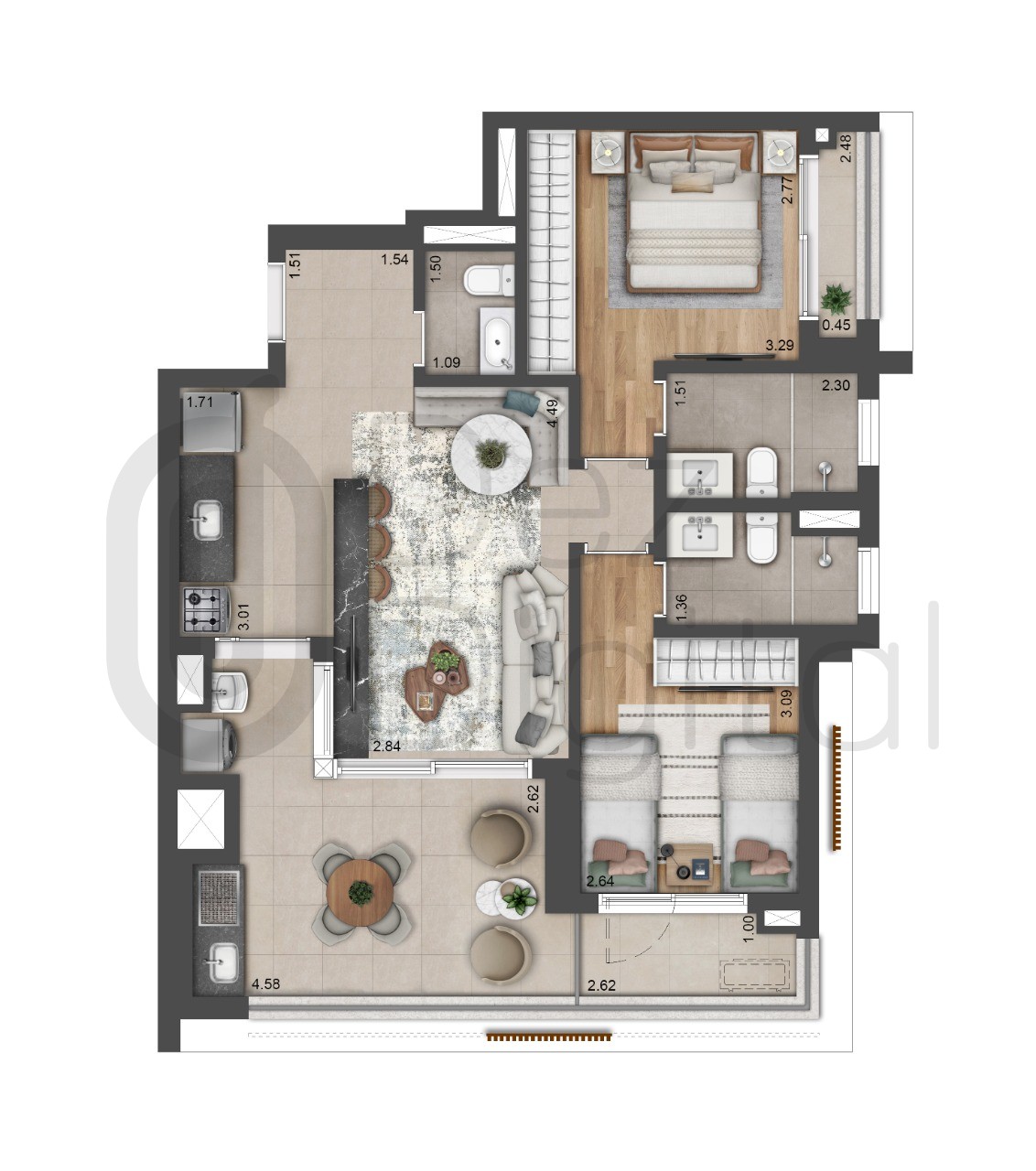 Apartamento, 2 quartos, 82 m² - Foto 36