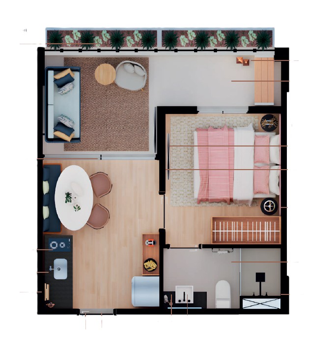 Apartamento, 2 quartos, 48 m² - Foto 14