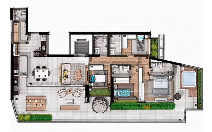 Apartamento, 4 quartos, 197 m² - Foto 43