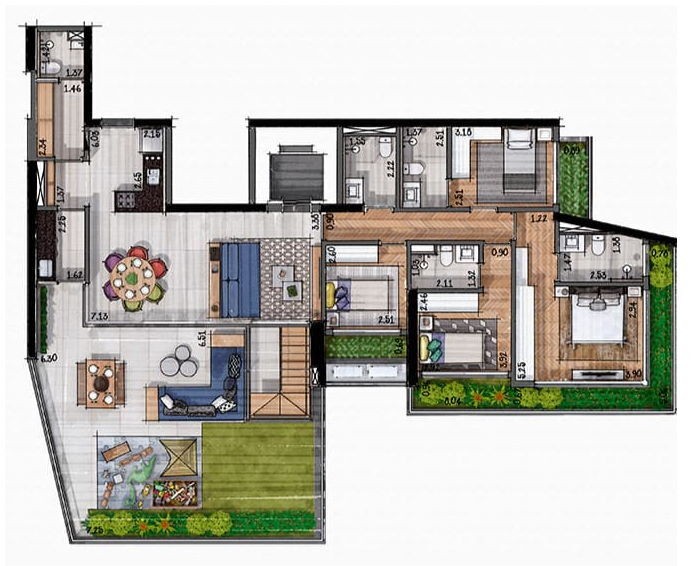 Apartamento, 4 quartos, 167 m² - Foto 44