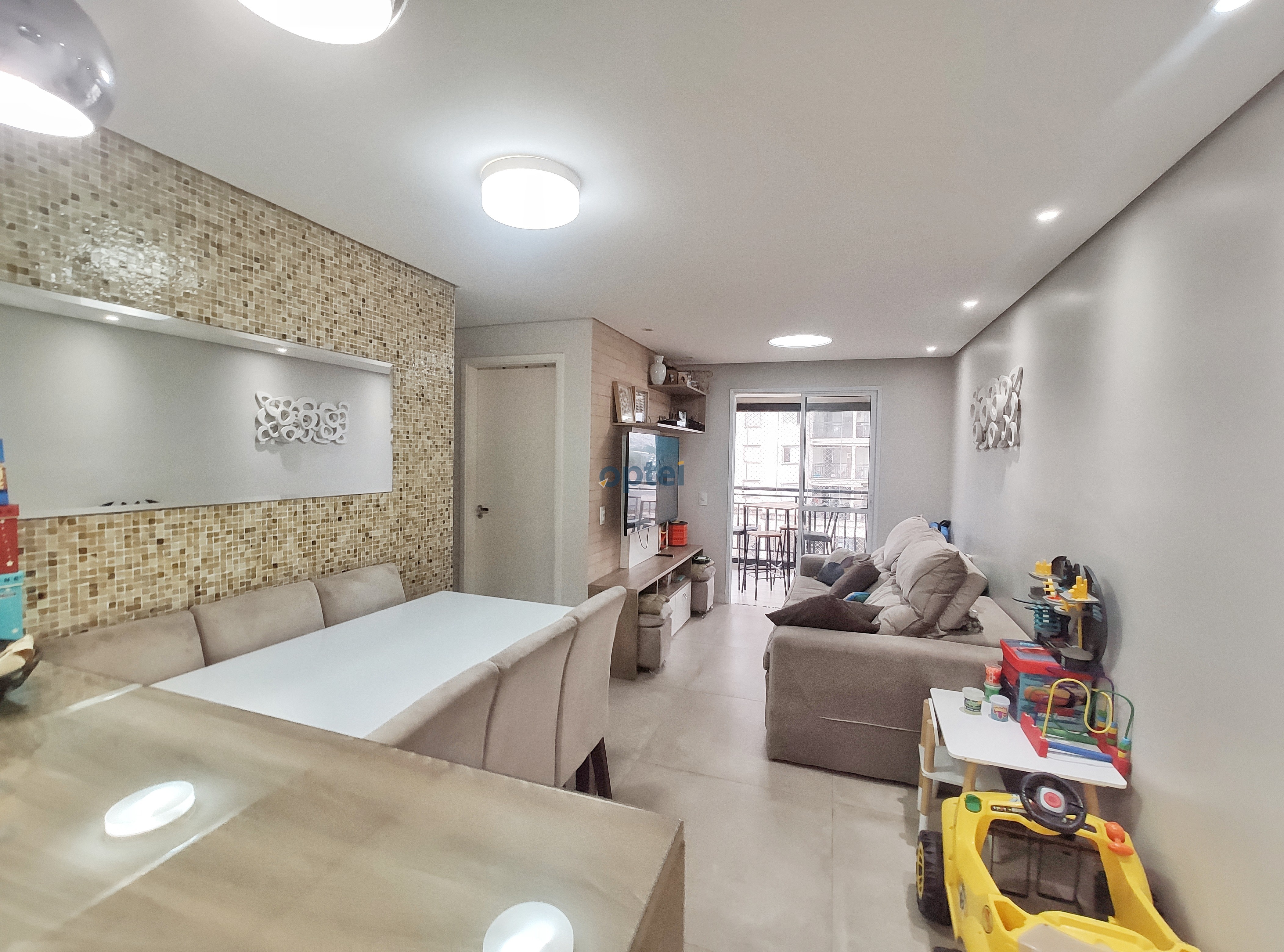 Apartamento de 2 dorms(suite), 1 vaga, mobiliado, lazer completo condominio Exuberance - Rudge Ramos - São Bernardo do Campo