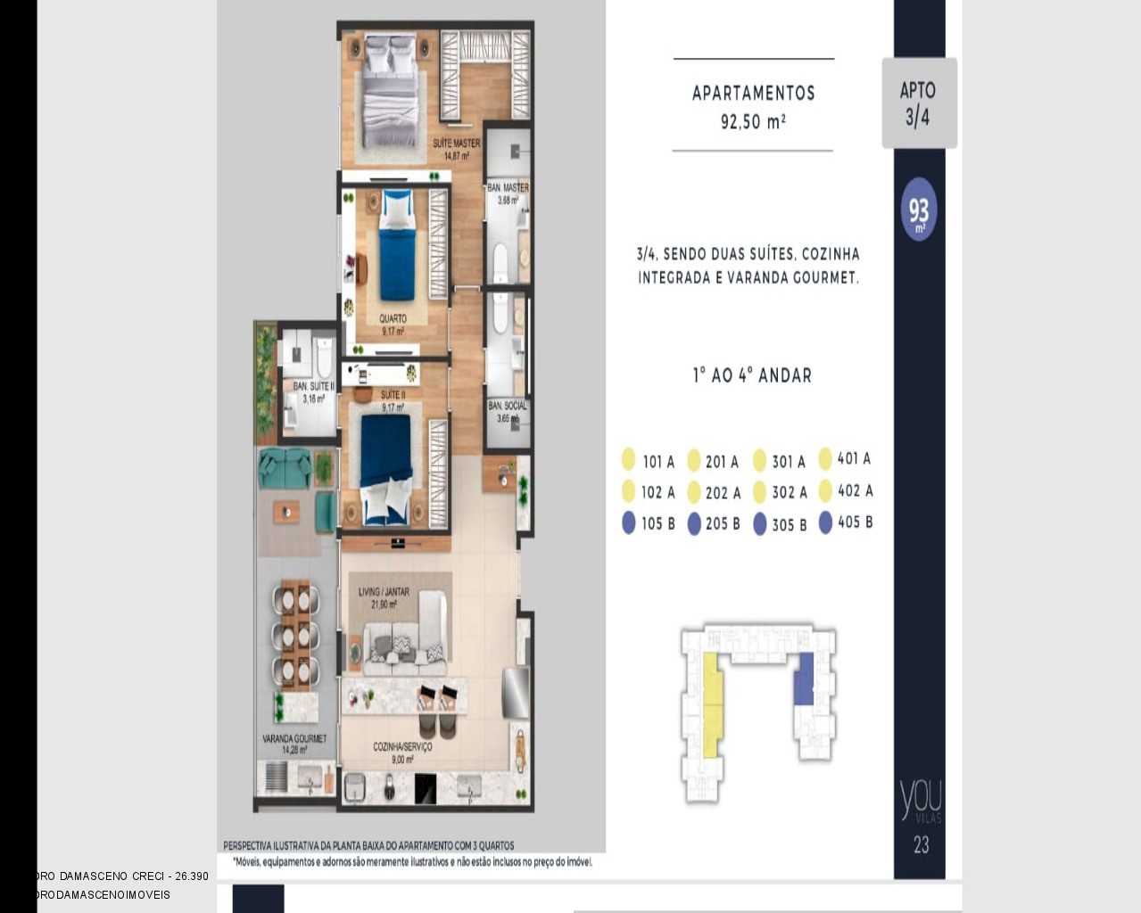 Apartamento à venda com 2 quartos, 68m² - Foto 26