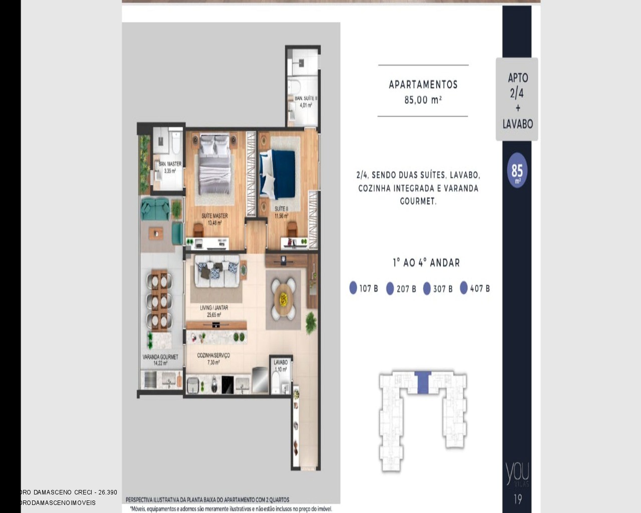 Apartamento à venda com 2 quartos, 68m² - Foto 24