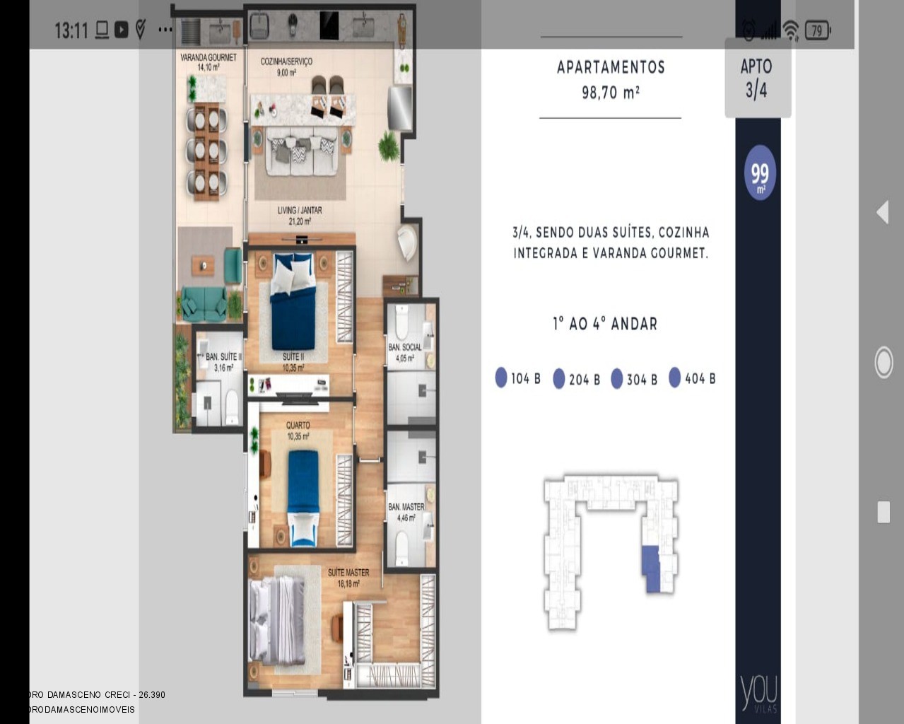 Apartamento à venda com 2 quartos, 68m² - Foto 23