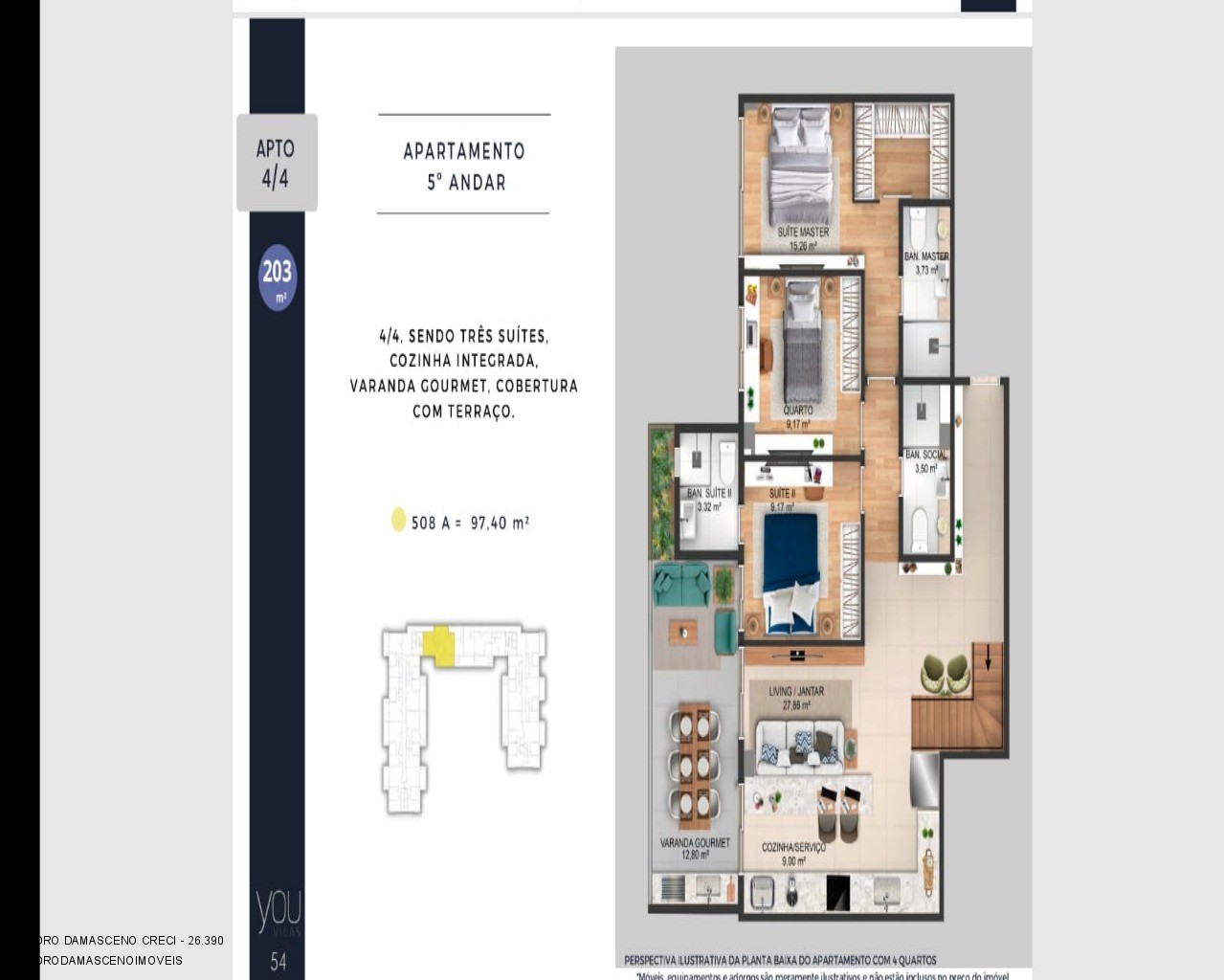 Apartamento à venda com 2 quartos, 68m² - Foto 10