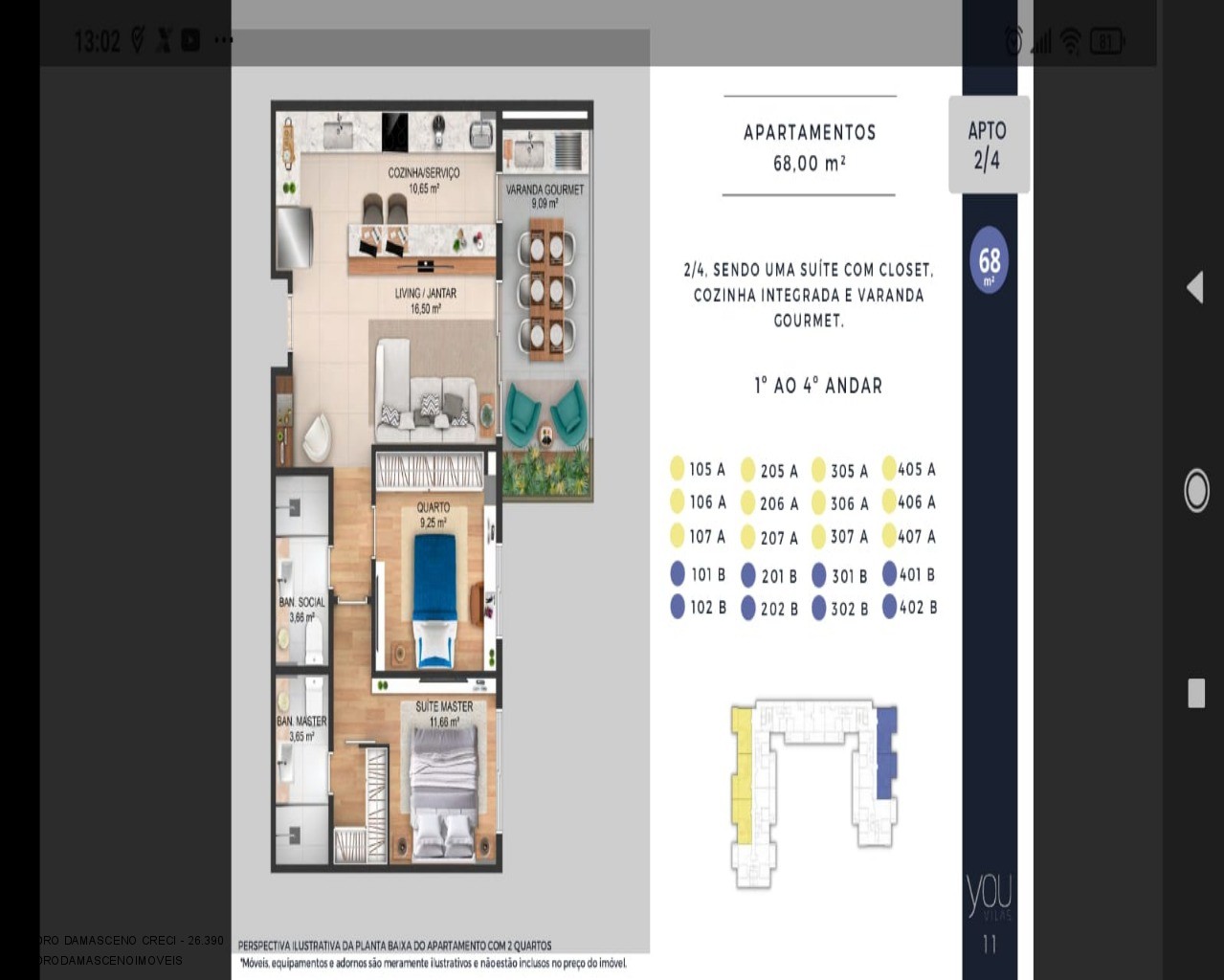 Apartamento à venda com 2 quartos, 68m² - Foto 9