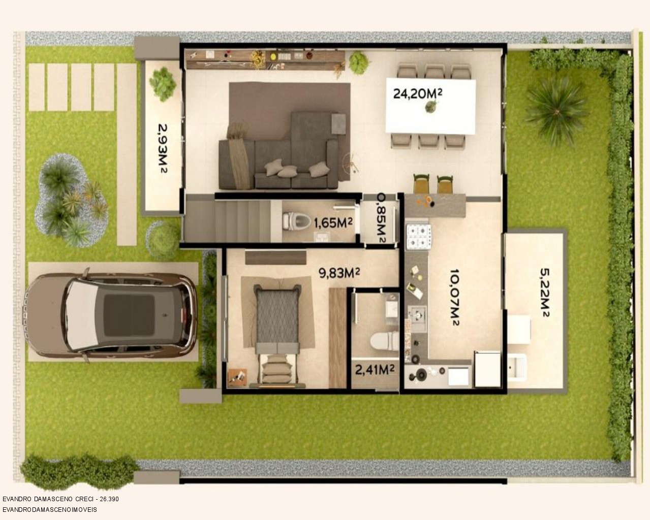 Casa à venda com 4 quartos, 123m² - Foto 4