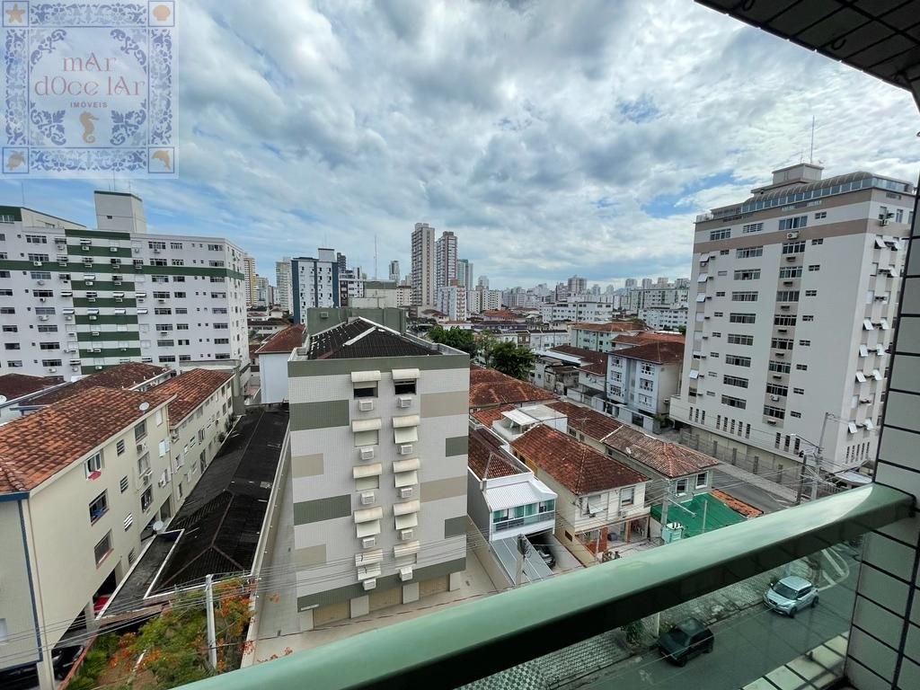 Venda Apartamento Santos SP - mAr dOce lAr com vista livre, sol pela manha, com moveis planejados no bairro Campo Grande.