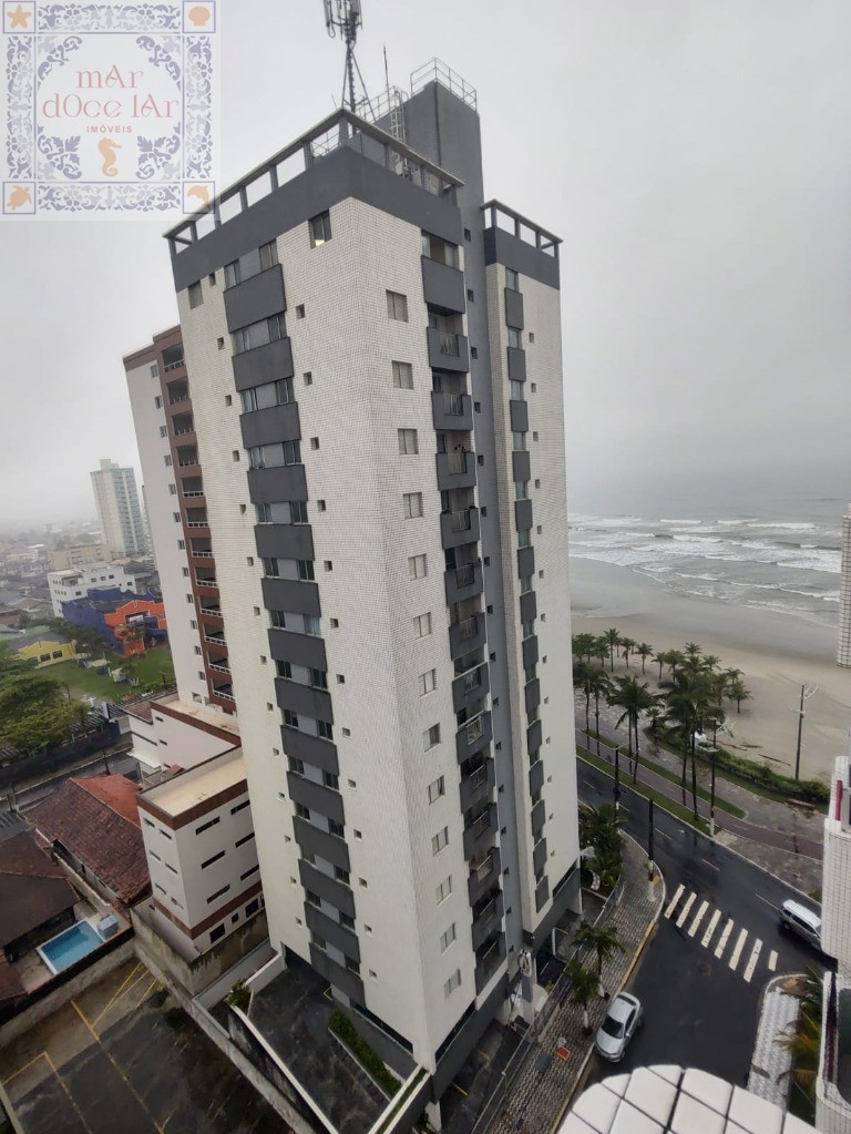 Venda Apartamento Praia Grande SP- mAr dOce lAr - frente mar, andar alto com sacada e mobiliado, pronto para morar.