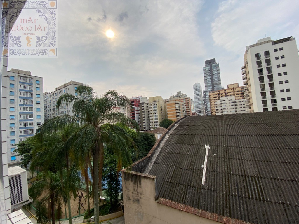 Venda Apartamento no Edifício Azulmar em Santos SP -  mAr dOce lAr a menos de uma quadra da praia da Aparecida e vizinho ao shopping Praiamar.