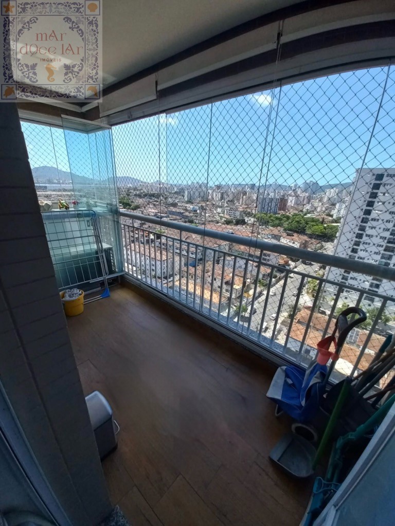 Venda Apartamento Santos SP - mAr dOce lAr com varanda gourmet e excelente área de lazer no bairro Macuco ao lado do Embaré.