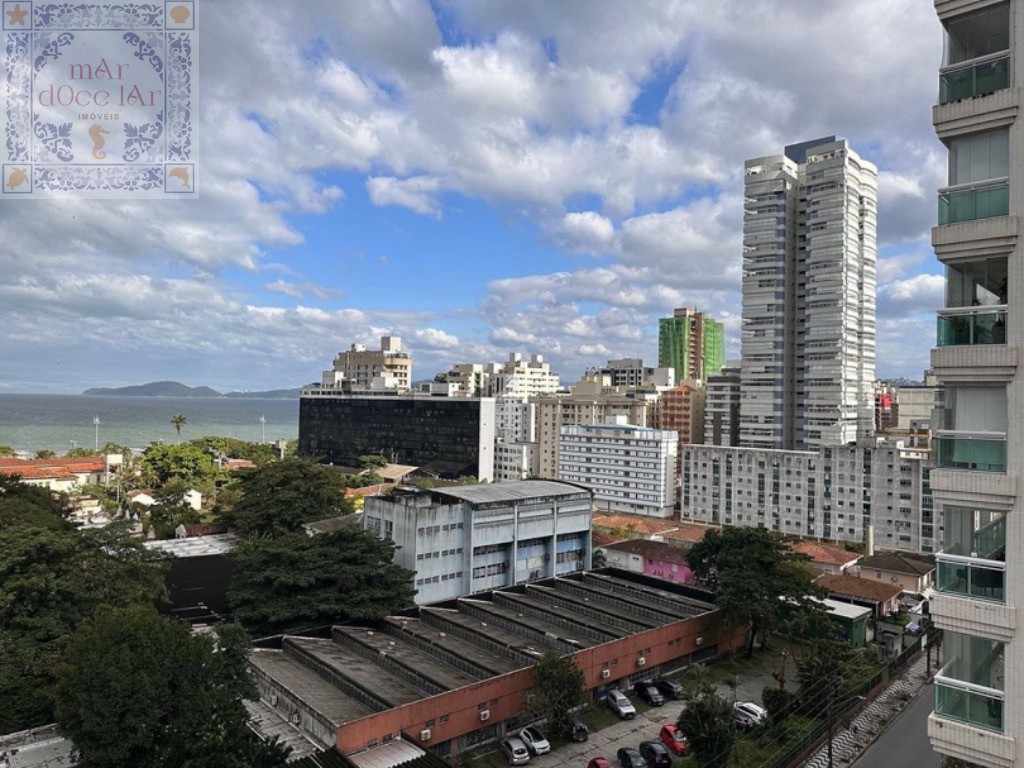 Venda Apartamento Santos SP - mAr dOce lAr vista mar, semimobiliado perto da praia (1 quadra) da Aparecida e vizinho ao shopping Praiamar.