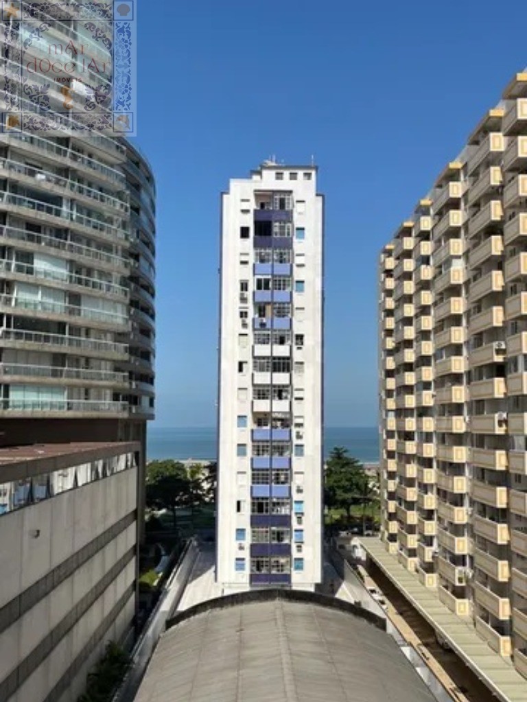 Venda Apartamento Santos SP - mAr dOce lAr apenas 250 metros da praia, com vista para o mar, no bairro do Gonzaga.